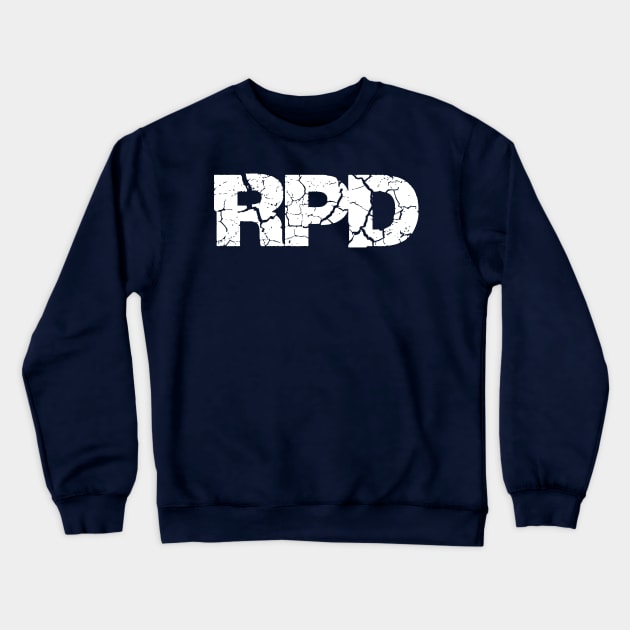 Racoon City Police Department (w) Crewneck Sweatshirt by Karambola